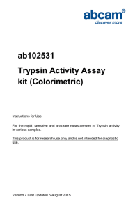 ab102531 Trypsin Activity Assay kit (Colorimetric)