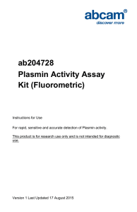 ab204728 Plasmin Activity Assay Kit (Fluorometric)