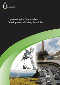 Engineering for Sustainable Development: Guiding Principles