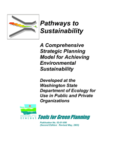 Pathways to Sustainability  Tools for Green Planning