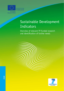 Sustainable Development Indicators Overview of relevant FP-funded research and identification of further needs