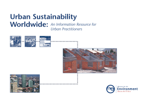 Urban Sustainability Worldwide: An Information Resource for Urban Practitioners