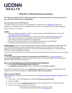 STEM OPT 17-Month Extension Instructions