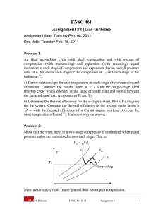 ENSC 461 Assignment #4 (Gas-turbine)