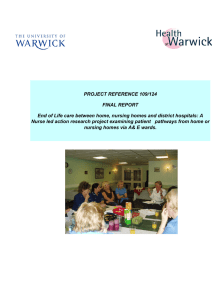 PROJECT REFERENCE 109/124 FINAL REPORT
