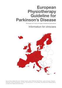 European Physiotherapy Guideline for Parkinson’s Disease