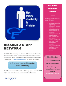 Disabled Network Group