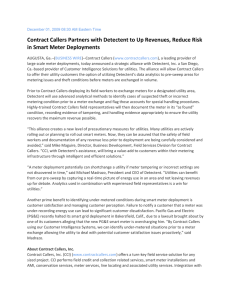 Contract Callers Partners with Detectent to Up Revenues, Reduce Risk