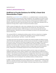 GridPoint to Provide Solutions for KCP&amp;L's Smart Grid Demonstration Project