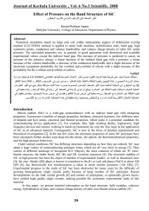 Journal of Kerbala University , Vol. 6 No.3 Scientific. 2008