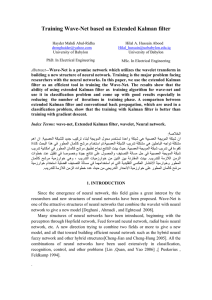 Training Wave-Net based on Extended Kalman filter