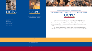 UCPC The Universities Children’s Policy Collaborative