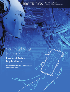 Our Cyborg Future: Law and Policy Implications