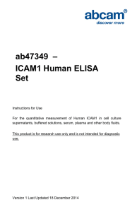 ab47349  – ICAM1 Human ELISA Set