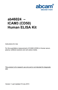 ab46024  – ICAM3 (CD50) Human ELISA Kit