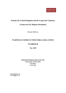 Ireland, the United Kingdom and the Legal and Voluntary
