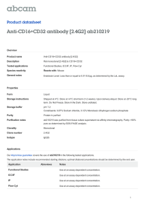 Anti-CD16+CD32 antibody [2.4G2] ab210219 Product datasheet Overview Product name