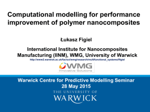 Computational modelling for performance improvement of polymer nanocomposites