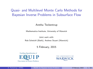 Quasi- and Multilevel Monte Carlo Methods for Aretha Teckentrup