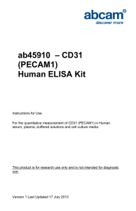 ab45910  – CD31 (PECAM1) Human ELISA Kit