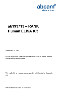 ab193713 – RANK Human ELISA Kit