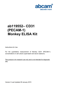 ab119552– CD31 (PECAM-1) Monkey ELISA Kit