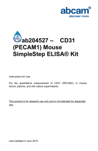 ab204527 –    CD31 (PECAM1) Mouse SimpleStep ELISA® Kit