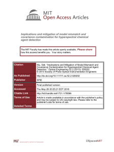 Implications and mitigation of model mismatch and agent detection