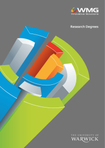 Research Degrees 1 Highlights f or 2012 - 2013