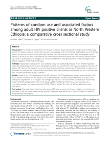 Patterns of condom use and associated factors