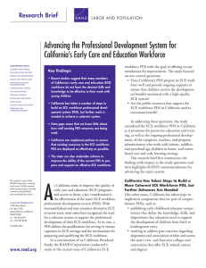 Advancing the Professional Development System for Research	Brief