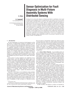 Sensor Optimization for Fault Diagnosis in Multi-Fixture Assembly Systems With Distributed Sensing