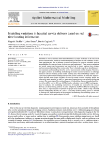 Modelling time locating information Nagesh ,