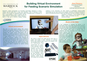 Building Virtual for Feeding Scenario Simulation Environment Alena Petrasova