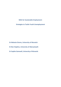 Skills for Sustainable Employment: Strategies to Tackle Youth Unemployment