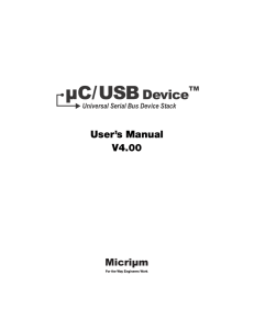 μC/ USB Device User’s Manual V4.00