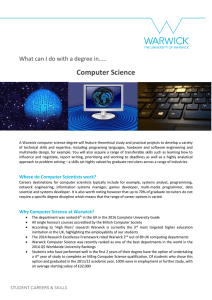 Computer Science What can I do with a degree in…..