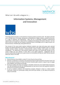 Information Systems, Management and Innovation