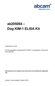 ab205084 – Dog KIM-1 ELISA Kit