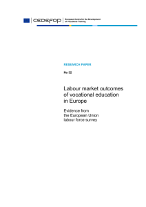 Labour market outcomes of vocational education in Europe