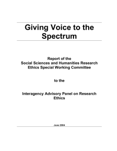 Giving Voice to the Spectrum