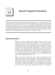 25 Special Imaging Techniques