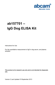 ab157701 – IgG Dog ELISA Kit