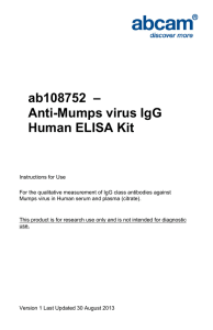 ab108752  – Anti-Mumps virus IgG Human ELISA Kit