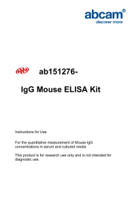 ab151276- IgG Mouse ELISA Kit