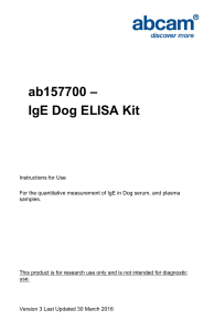 ab157700 – IgE Dog ELISA Kit