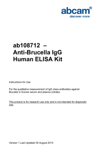 ab108712  – Anti-Brucella IgG Human ELISA Kit