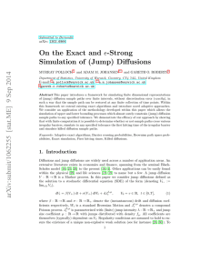 On the Exact and -Strong Simulation of (Jump) Diffusions