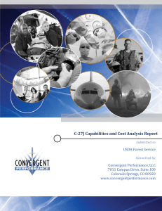 C-27J Capabilities and Cost Analysis Report