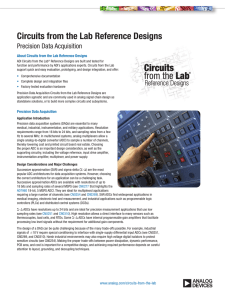 Circuits from the Lab Reference Designs Precision Data Acquisition